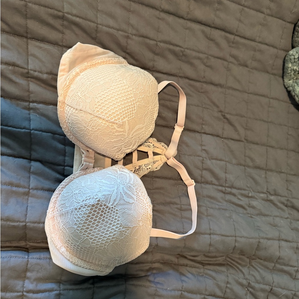 Auden Lace Bra in Cream